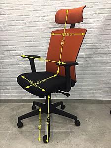 Fotoliu de birou ARO Ergo Style-720S OC Orange