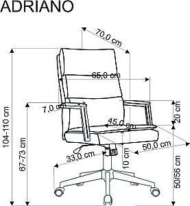 Fotoliu de birou Halmar Adriano Beige