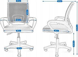 Fotoliu de birou Jumi Smart (CM-332980) Albastru