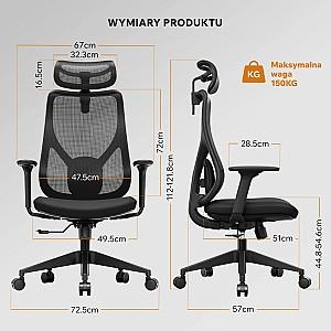 Fotoliu de birou SENSE7 Moyo Black