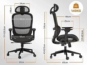 Fotoliu de birou SENSE7 Neyo Black