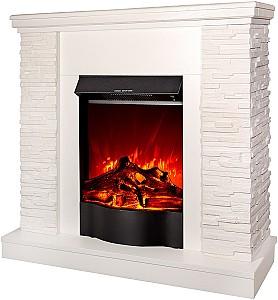 Semineu electric ArtFlame Rock Ivory & Corsica