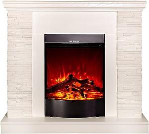 Semineu electric ArtFlame Rock Ivory & Corsica