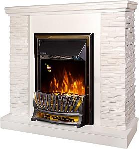 Semineu electric ArtFlame Rock Ivory & Meridian