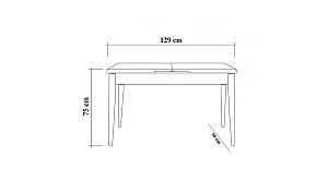 Set de masa si scaune Trendy Vina 1070 Pinul Atlantic (Maro)/Verde