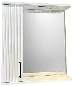 Dulap de baie Aquatoria 600 Riflat Alb