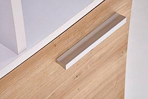 Masa de birou Halmar Miso Alb / Stejar Artisan