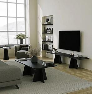 Masuta de cafea, reviste Trendy Ciuperca Negru