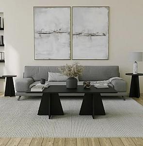 Masuta de cafea, reviste Trendy Ciuperca Negru