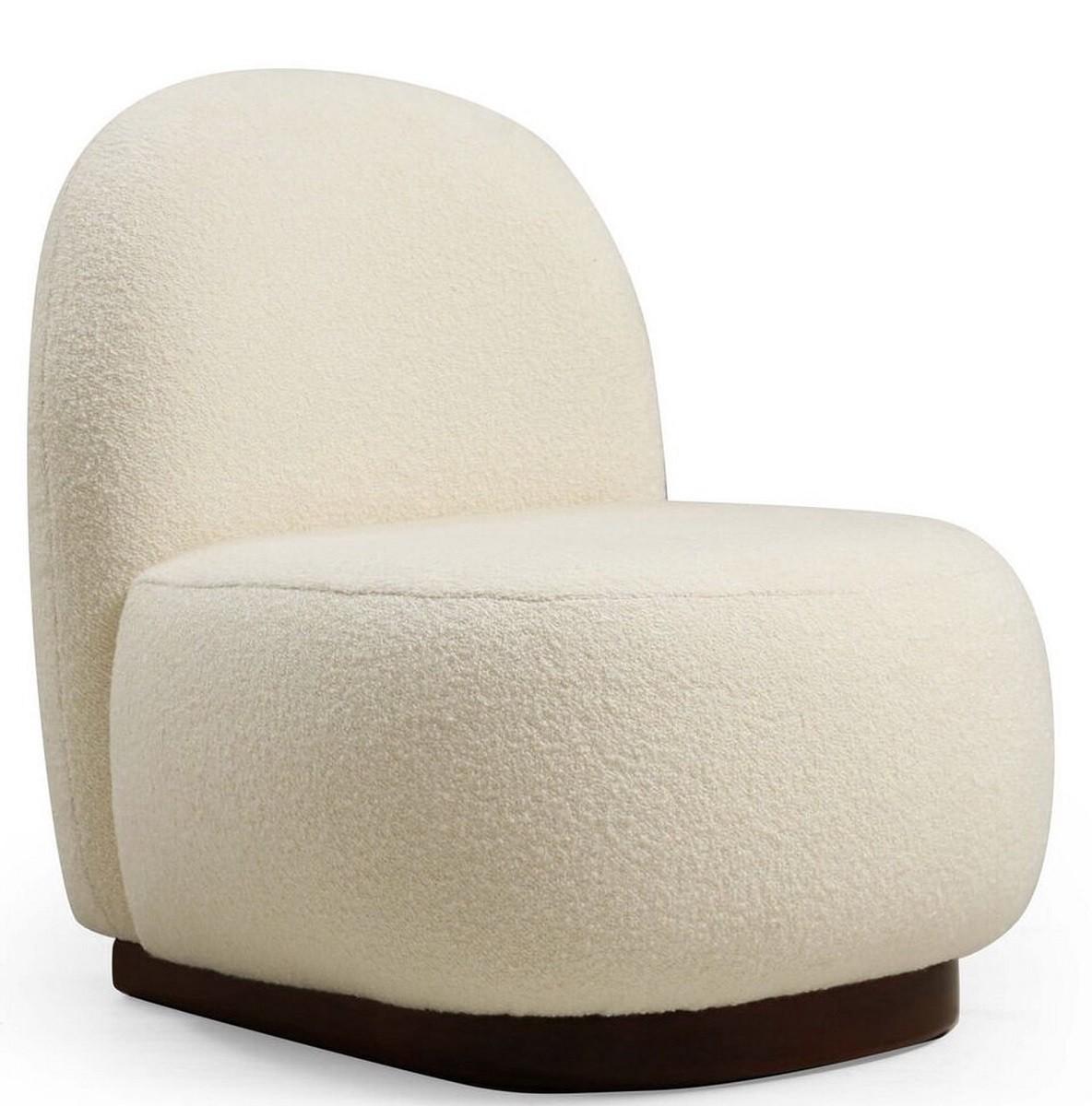 Fotoliu Trendy Tina Alb