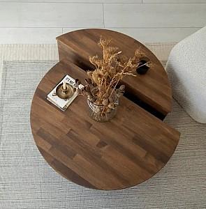 Masuta de cafea, reviste Trendy Neptun Nuc (Maro)