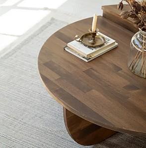 Masuta de cafea, reviste Trendy Neptun Nuc (Maro)