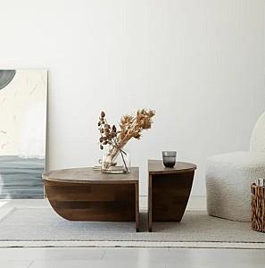 Masuta de cafea, reviste Trendy Neptun Nuc (Maro)