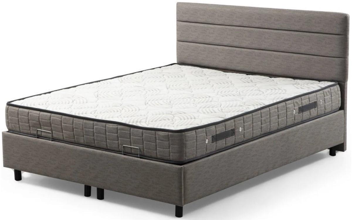 Pat Trendy Set Motya 90x190 Gri deschis (Cu saltea)