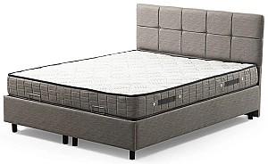 Pat Trendy Set Vitalia 90x190 Gri deschis (Cu saltea)