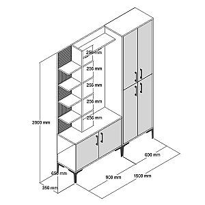 Antreu Trendy Viyana Da Nuc (Maro)/Alb