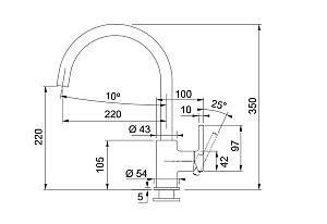 Robinet bucatarie Franke Pola (115.0735.623)
