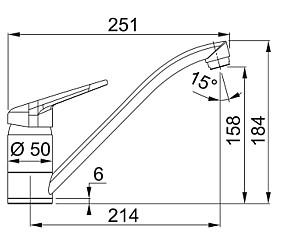 Robinet bucatarie Franke Novara Plus ( 115.0470.653 )