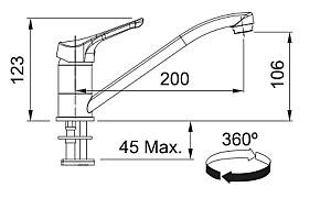 Robinet bucatarie Franke Basic (115.0707.619)