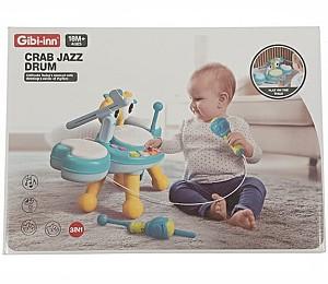 Jucarie muzicala New World Crab Blue 6233