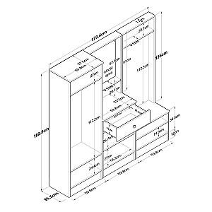 Antreu Trendy P6 M3 2490 Nuc (Maro)/Alb