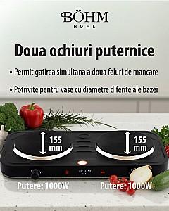 Plita de masa Bohm BE-H-004L-B
