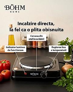 Plita de masa Bohm BE-H-002F-B
