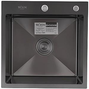 Chiuveta de bucatarie Bohm SUS304 50x50x21.5 NANO-BLACK