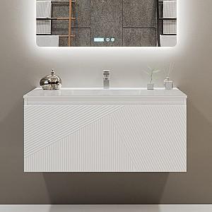 Dulap sub lavoar Bayro Sensi Alb