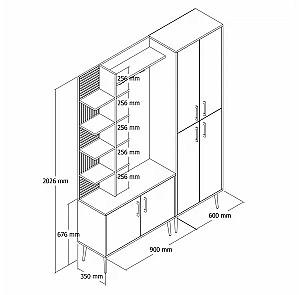 Antreu Trendy Viyana Da Alb/Auriu