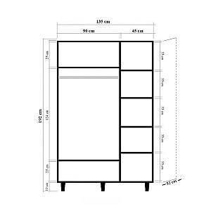 Dulap Trendy Lena 3 971 Sonoma (Bej)
