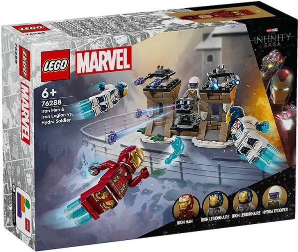 Constructor LEGO Marvel: Iron Man & Iron Legion vs. Hydra Soldier (76288)