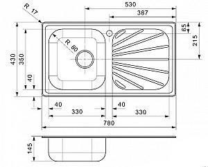 Chiuveta de bucatarie Reginox Beta 10 BAP OKG