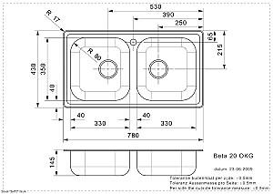 Chiuveta de bucatarie Reginox Beta 20 (R)