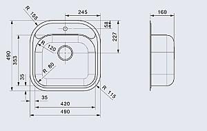 Chiuveta de bucatarie Reginox Boston L/U