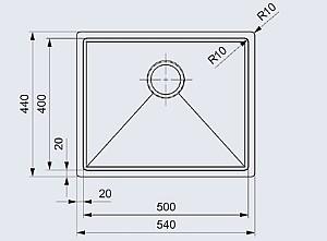 Chiuveta de bucatarie Reginox Florida 50x40