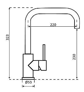 Robinet bucatarie Reginox Crystal Copper