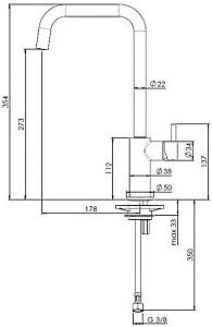 Robinet bucatarie Reginox Leon Chrome