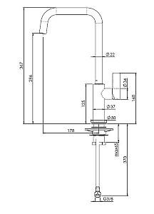 Robinet bucatarie Reginox Pearl Black