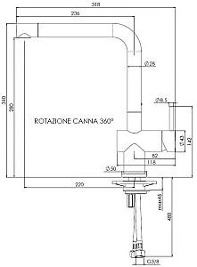 Robinet bucatarie Reginox Yadkin