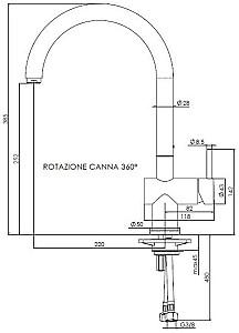 Robinet bucatarie Reginox Yampa Chrome