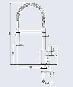 Robinet bucatarie Reginox Yukon Chrome