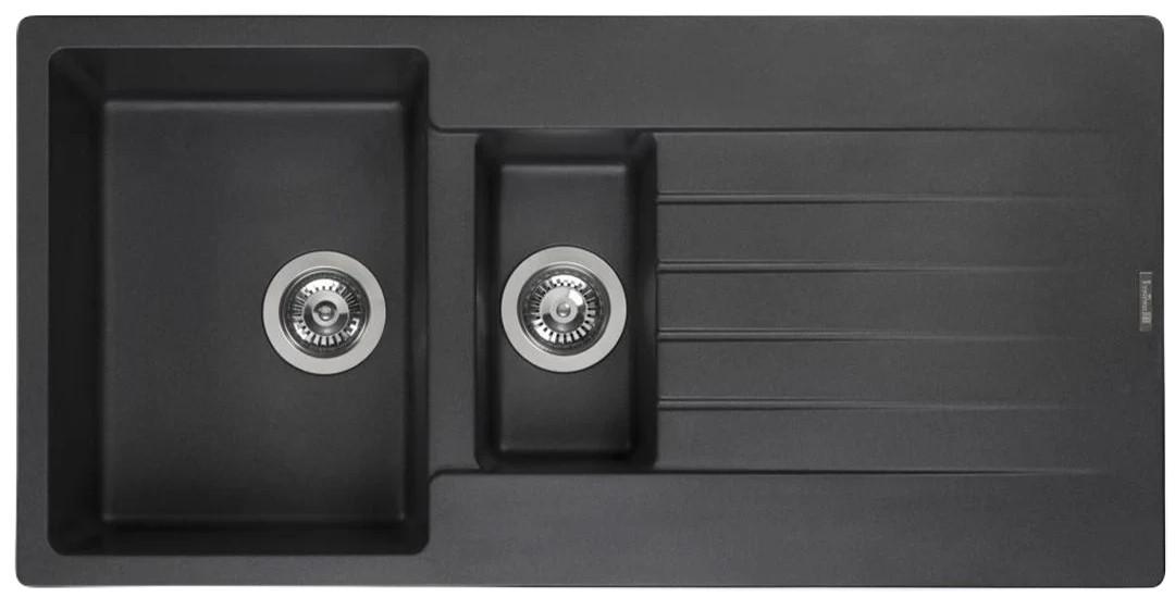 Chiuveta de bucatarie Reginox Harlem 15 Black Silver