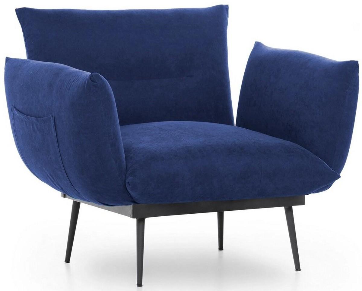 Fotoliu Trendy Jax Solo Bleumarin (Albastru)