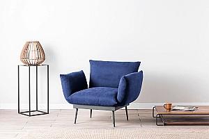 Fotoliu Trendy Jax Solo Bleumarin (Albastru)