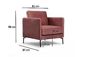 Fotoliu Trendy Sino Roz