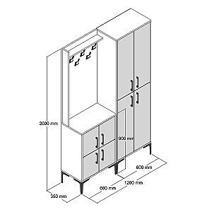 Antreu Trendy Berlin BA Nuc (Maro)/Alb
