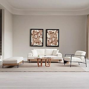 Bancheta Trendy Eti Oak Alb