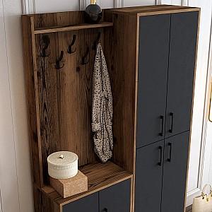 Antreu Trendy Berlin BA Nuc (Maro)/Antracit (Gri)