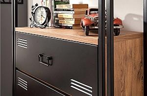 Etajera Trendy Cosmo Cortex Pin Atlantic (Maro)/Negru